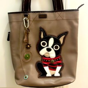 Chala Brand Boston Terrier Purse